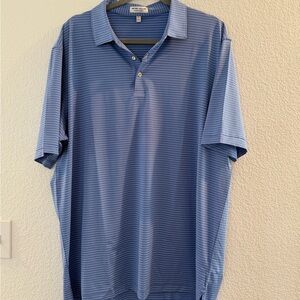 Men’s Peter Millar Blue Polo with SPF 50